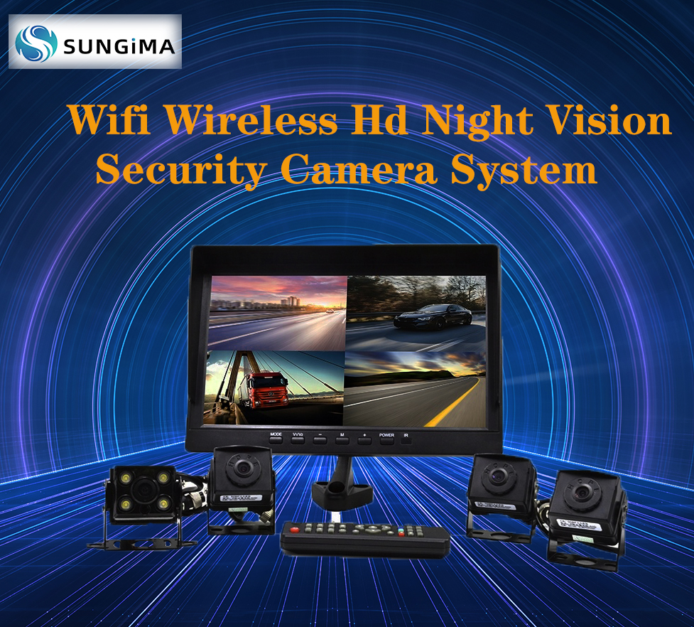 SD Wifi Wireless Hd Night Vision Card Storage Security Camera System